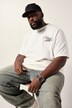 STHUGE T-Shirt, Halbarm, Stickereien, bis 8 XL