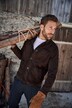JP1880 Lederjacke, Leder, Ziegenvelours, Hemdkragen, bis 7 XL