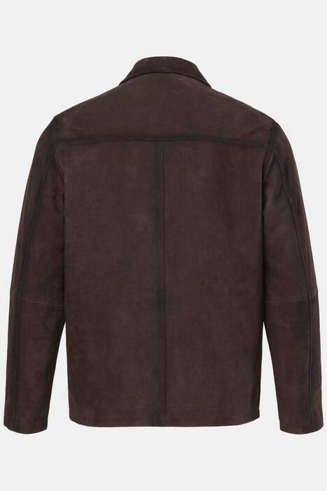 JP1880 Lederjacke, Leder, Ziegenvelours, Hemdkragen, bis 7 XL