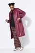 Jas, leerlook, taille met trekkoord