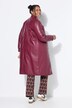 Jas, leerlook, taille met trekkoord