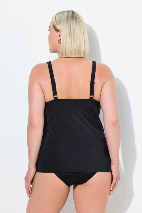 Flounce Panel Tankini Set