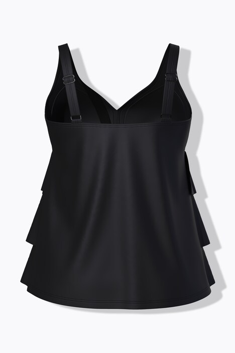 Flounce Panel Tankini Set