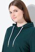Robe d'intérieur à capuche, intérieur gratté très doux et bords-côtes