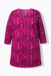 Longshirt, batikpatroon, A-lijn, V-hals, 3/4-mouwen