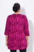 Longshirt, batikpatroon, A-lijn, V-hals, 3/4-mouwen