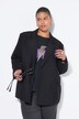 Blazer, forma recta, pasador decorativo en el lateral