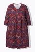 Longshirt, A-lijn, V-hals, 3/4-mouwen, zakken