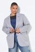 Blazer, oversized form, glitrende similisten