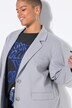 Blazer, oversized form, glitrende similisten