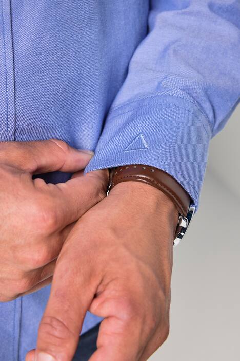 JP AWARE Oxford-Hemd, Nachhaltigkeit, Langarm, GOTS-zertifizierte Biobaumwolle, bis 8 XL