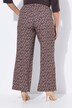 Pantalon en jersey imprimé, jambe large et taille élastique
