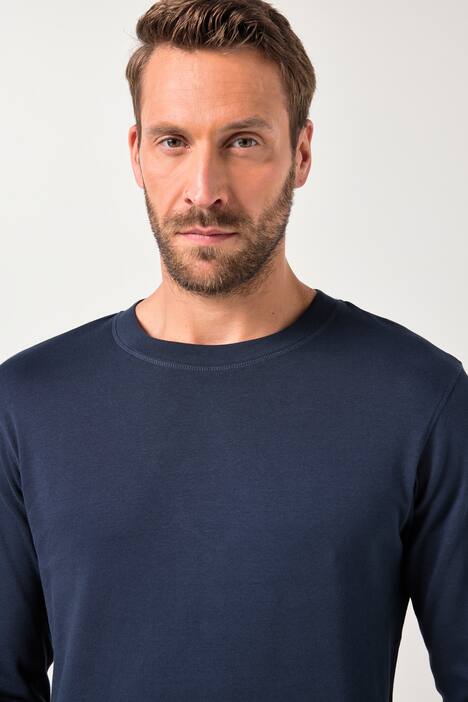 JP AWARE shirt met lange mouwen, biologisch katoen, GOTS-gecertificeerd, tot 8XL