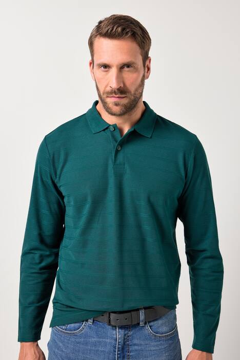 JP AWARE Langarm-Poloshirt, mit Biobaumwolle, OCS-zertifiziert, bis 8 XL