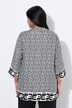 Geometric Print 3/4 Sleeve Blouse