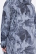 Veste de pluie imperméable, capuche et fermeture zippée de chaque côté, coupe évasée