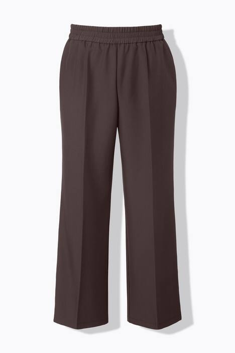 Broek, rechte wijde pijpen, zijstrepen