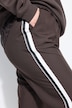 Pantalon, coupe Straight Wide Legs. Bandes fantaisies sur les côtés