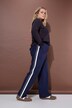 Pantalon, coupe Straight Wide Legs. Bandes fantaisies sur les côtés