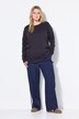 Pantalon, coupe Straight Wide Legs. Bandes fantaisies sur les côtés