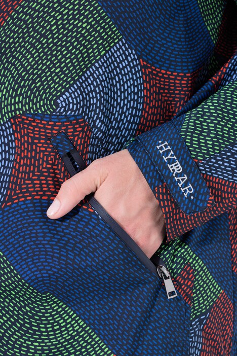Regenmantel, wasserdicht, A-Linie, Seiten-Zipper, Kapuze
