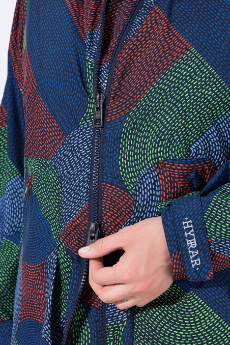 Regenmantel, wasserdicht, A-Linie, Seiten-Zipper, Kapuze