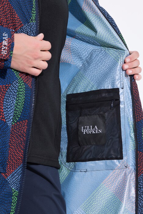 Regenmantel, wasserdicht, A-Linie, Seiten-Zipper, Kapuze