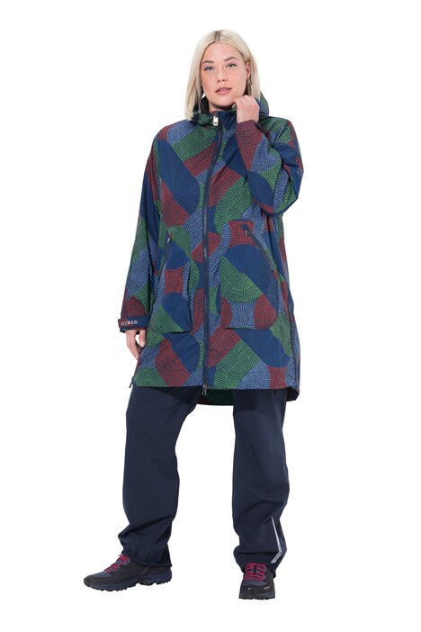 Pláštěnka, nepromokavá, A střih, postranní zip, kapuce