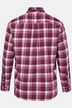 Men+ flanellen geruit overhemd, lange mouw, kentkraag, comfort fit, tot 8XL