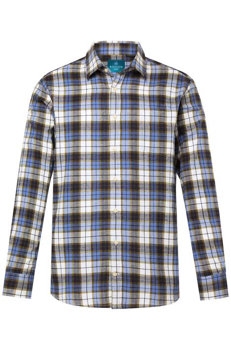 Košile, dlouhé rukávy, kostkovaná, lehký flanel, Kent límeček