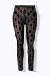Leggings di calza con teschi