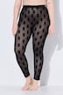 Leggings di calza con teschi