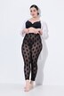 Leggings di calza con teschi