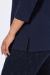 Camiseta, forma en A, escote de submarino, manga larga, algodón Pima