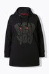Lang sweatshirt, lange mouw, capuchon, OEKO-TEX