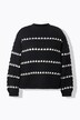 Pullover, Boxy Shape, Bubble-Struktur