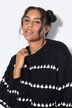 Pullover, Boxy Shape, Bubble-Struktur