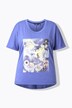 T-shirt oversize à col rond et manches courtes, en modal mélangé