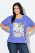 T-shirt oversize à col rond et manches courtes, en modal mélangé