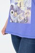 T-shirt oversize à col rond et manches courtes, en modal mélangé