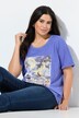 T-shirt oversize à col rond et manches courtes, en modal mélangé