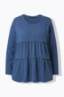 Shirt, volants, A-lijn, ronde hals, lange mouwen