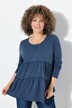 Shirt, volants, A-lijn, ronde hals, lange mouwen
