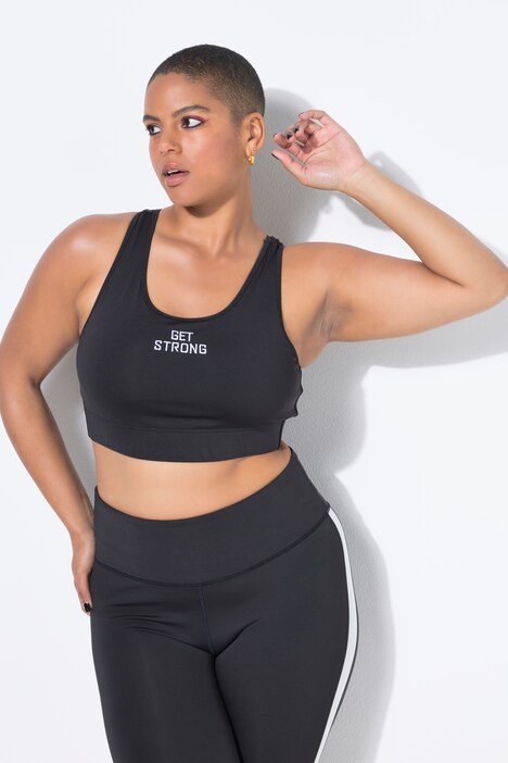Soutien-gorge de sport, dos nageur, message GET STRONG