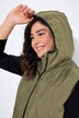 HYPRAR bodywarmer met gelaserd stiksel, waterafstotend, capuchon
