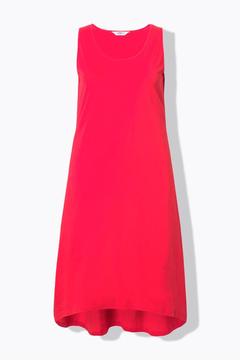 Midi-jurk, mouwloos, jersey