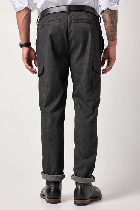 JP1880 Businesshose, Business, Wolloptik, Cargotaschen, Tapered Loose Fit, bis Gr. 72