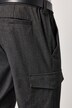 JP1880 Businesshose, Business, Wolloptik, Cargotaschen, Tapered Loose Fit, bis Gr. 72