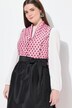 Dirndl sans manches, costume traditionnel bavarois. Laçage et col montant