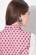 Dirndl sans manches, costume traditionnel bavarois. Laçage et col montant